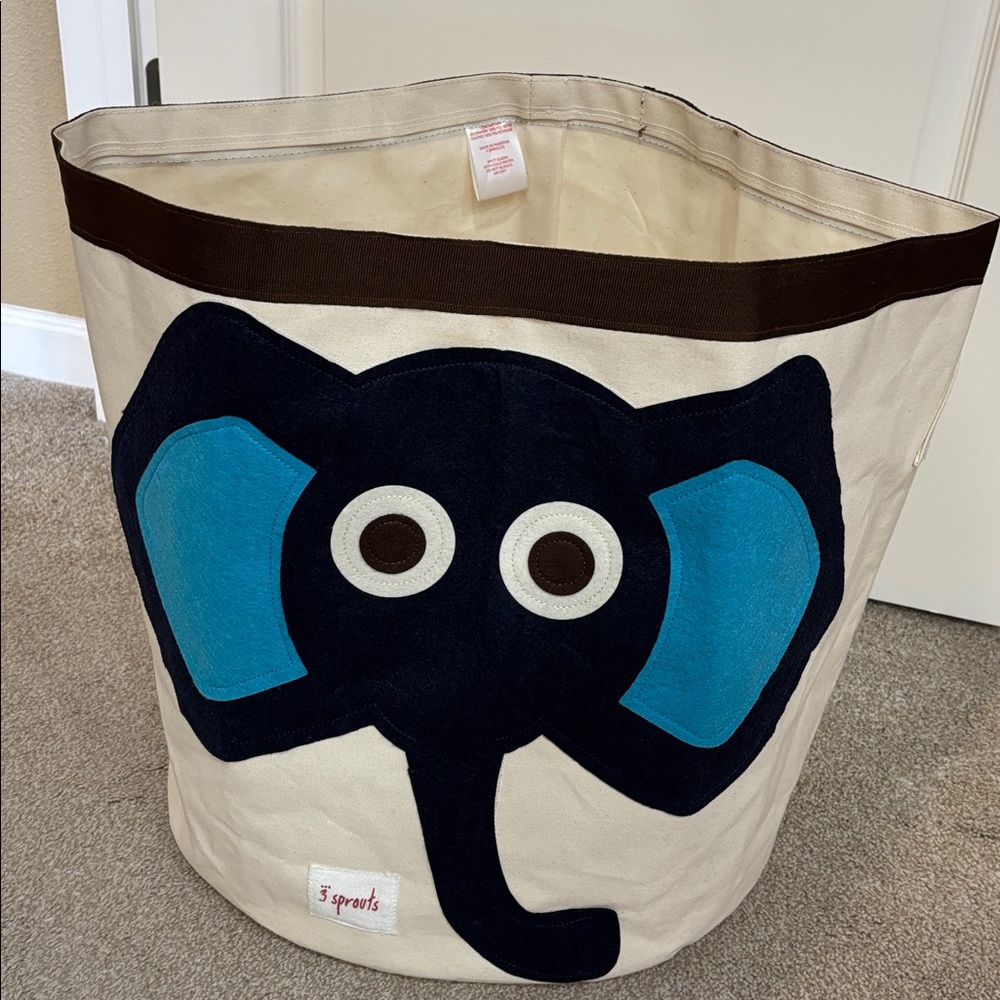 3 Sprouts Canvas Storage Bin